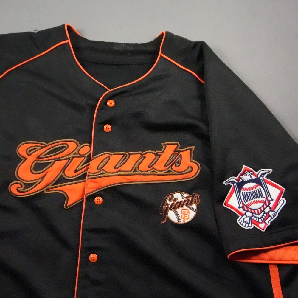 Retro Y2K MLB San Francisco Giants True Fan Series Men Jersey XXL Black Vintage